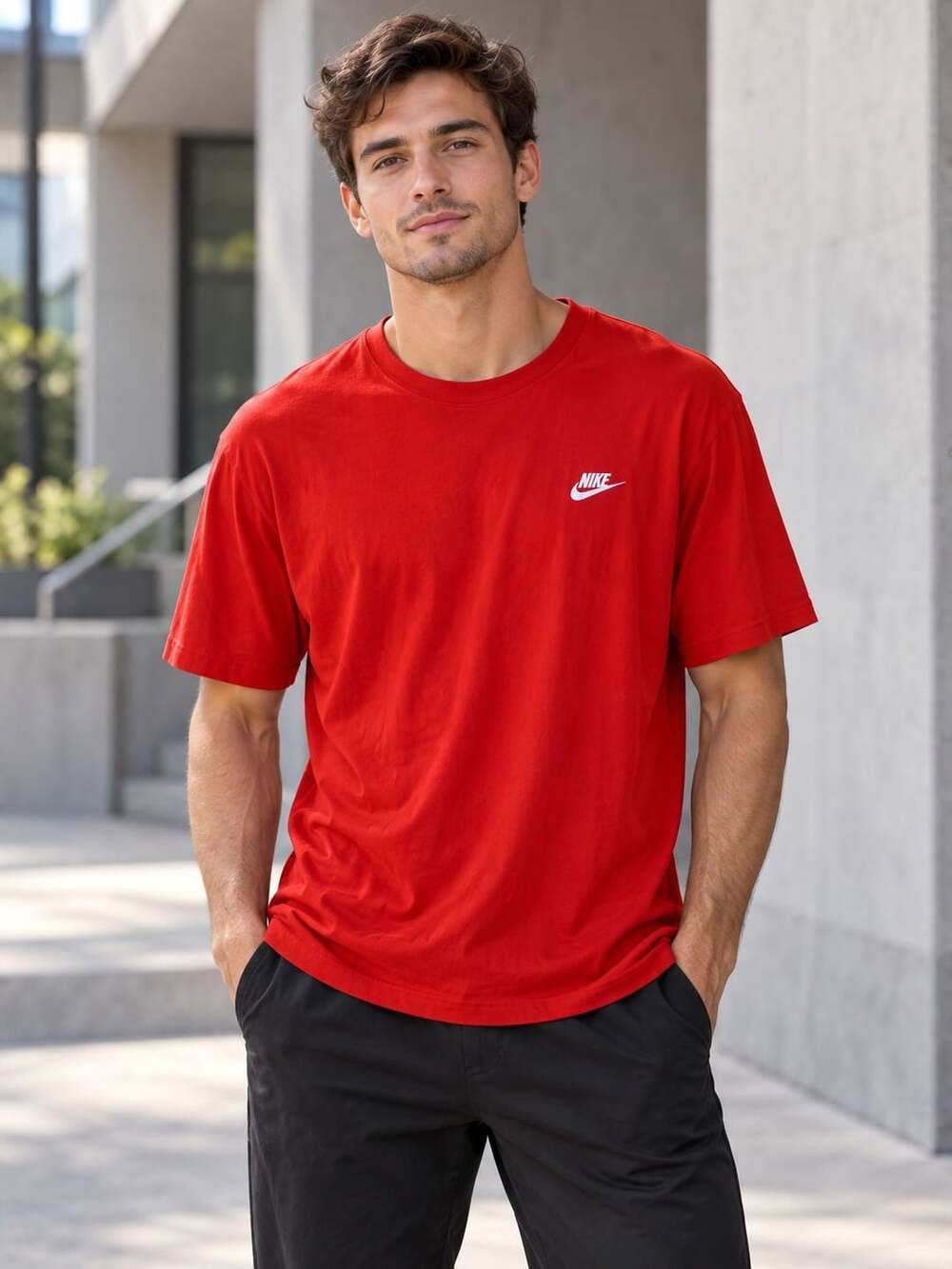 Nike The Nike Tee Size XL Red Short Sleeve T-Shirt